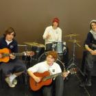 Wakatipu High School Rockquest finalists The Fletchers (from left),  Jacob Sheehy,  Damon...