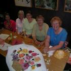 Wanaka fabric artists (from left) Debra Wilkin, Brenda Easte, Heather Sheppard, Chris Bartlett...
