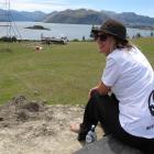 Wanaka's Rippon music festival founder Lynne Christie looks over the event venue, Rippon Vineyard...