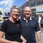 Wanaka Wastebusters general manager Sue Coutts and board chairman Ross McRobie after an...