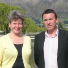 Warbirds Over Wanaka events manager Mandy Deans and chief executive Roger Clark. Photo by...