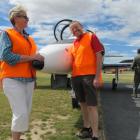 Warbirds Over Wanaka International Airshow event manager Mandy Deans and general manager Ed...