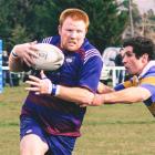West Taieri No 8 David McNeill during the 2013 senior final against Strath Taieri. West Taieri...