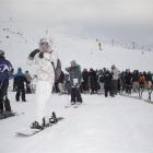 While weather forecasters doubt Coronet Peak will have as much snow as on last year's opening day...