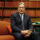 Winston Peters in Dunedin yesterday. Photo by Jane Dawber.