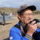 Wol Nelowkin, of Canberra, Australia, enjoys the Warbirds Over Wanaka airshow on Friday. Photo by...