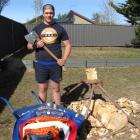 Wood-chopper Brad Pako (15), of Cromwell, is home with more titles after competing at the Royal...