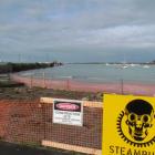 Work has begun on  new tearooms at Friendly Bay, in Oamaru. Photo by Andrew Ashton.