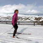 Worldloppet inspector and race organiser Epp Paal, of Estonia, has been skiing the Snow Farm...