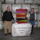 Yaldhurst Wools owner John Betts and his daughter Polly McGuckin.