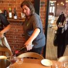 Yalumba brand ambassador Jane Ferrari  pours one of the company's reds at a recent tasting at...
