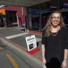Yellow lines . . .  The Wardrobe owner Michelle Johnson is concerned about the lack of parking...