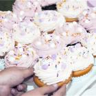 Yummy cupcakes at the wedding of Steve and Becky Weir in Invercargill. Photo by Emily Cannan...