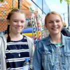 Abby Taylor and Stella Keogh, both 14, of Dunedin.