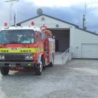 An appliance stands outside the  upgraded Millers Flat Fire Station. Photos by Lynda van Kempen.