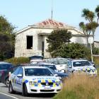 Armed police at the scene of the shooting. Photo: ODT