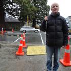 Blind Queenstown musician Mark Wilson says it has been hard for him to cross Stanley St since the...