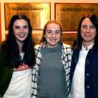 Bridget Scott (15), Erin Dailey (16) and Lisa Houghton all of Dunedin.