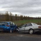 The cars crashed at the intersection of Centre Rd and Henley/Berwick Rd. Photo Rhys Chamberlain