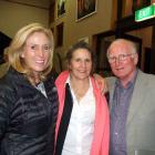 Dr Julie Inglis of Alexandra, Anne Salmond and Mike Berridge both of Wanaka.