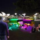 A render of Hamish Steptoe’s Vivid installation Osmose, which he collaborated on with Angus Muir...