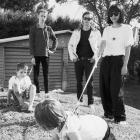 Auckland downer punk band Civil Union (from left) Anthony Sheehan-Drent, Perry Mahoney and...