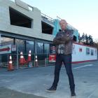 DowntownQT general manager Steve Wilde stands by a row of 15 car parks on Marine Parade that will...