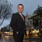 First Retail Group Ltd managing director Chris Wilkinson stands in George St before his...