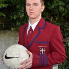 Kavanagh College pupil Ben O'Farrell plans to play football for a European club next year. Photo...