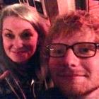 Nisse Perry with Ed Sheeran in Queenstown. Photo supplied.