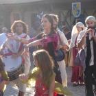 Performers parade through Obidos during its annual medieval fair. Pam Jones discovers it’s hot...