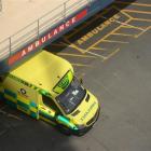 St John Ambulance at Dunedin Accident and Emergency Department. Photo by Gerard O'Brien.