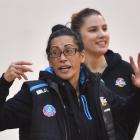 Steel coach Noeline Taurua displays a  range of emotions during a training session at the Edgar...