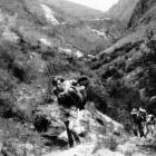 A shooting trip up the Billie Creek heading for the Motutapu and Glendhu Bay in 1952. Photo:...