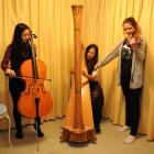 Logan Park High School trio Ball of Confusion, (from left) Pun Leelaket (cello), Rikke Kikkawa...