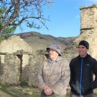 Otago Goldfields Heritage Trust member Bruce McMillan, of Bannockburn, and secretary Terry Davis,...