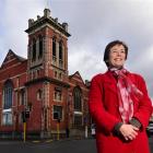 Dunedin Symphony Orchestra general manager Philippa Harris outside the former Hanover St Baptist...