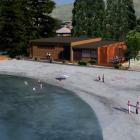An architect's impression of the proposed Wanaka Watersports Facility. Image supplied.