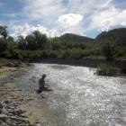 The sparkly water of a perfect bend in the river.  Photos: Molloy Family.