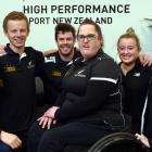 Dunedin Paralympians (from left) Holly Robinson, Jacob Phillips, Rory McSweeney, Jessica Hamill,...