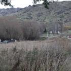 The campsite on private land between Lake Hayes and State Highway 6. Photo by David Williams.