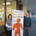 The Registrar of Electors for Dunedin North and Dunedin South, Dee Vickers (left), and deputy...