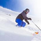 Wendy Van Dijk enjoys the fresh powder at the Remarkables ski area yesterday. Photo by Emily...