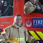 Alexandra volunteer firefighters Kevin Malcolm (front) and Marty Rendall are ready to be called...