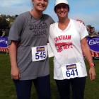 Colorado natives Lucy Corbin (20) and mother Lisa competed in the Cadbury Dunedin Marathon half...