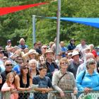 A section of the crowd at the 2014 Omakau races. Photo: Peter McIntosh.