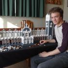 Dunedin Lego user Pieter Dennison has nearly finished his  Lego model of the Dunedin Railway...