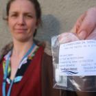 Public Health South medical officer of health Dr Naomi Gough holds the antibiotic ciprofloxacin,...
