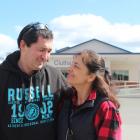 Nathan "Mok'' Henry with his partner, Villane Foster, outside Clutha Health First, which is...