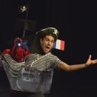 Actor Zak Enayat performs in the children’s pantomime Commander Claire and the Pirates of...